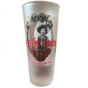 Vintage Pink Taco Las Vegas Cocktail Glass